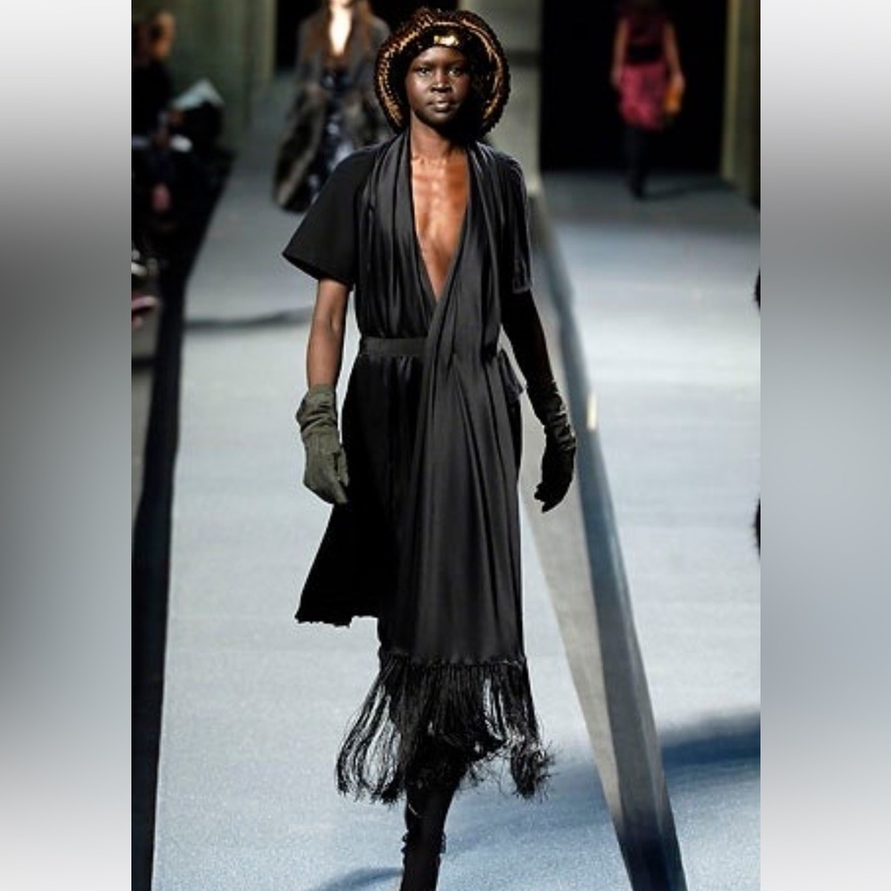 NWT Marc Jacobs Autumn/Winter 2006 RTW Collection Wool Fringe Y2K